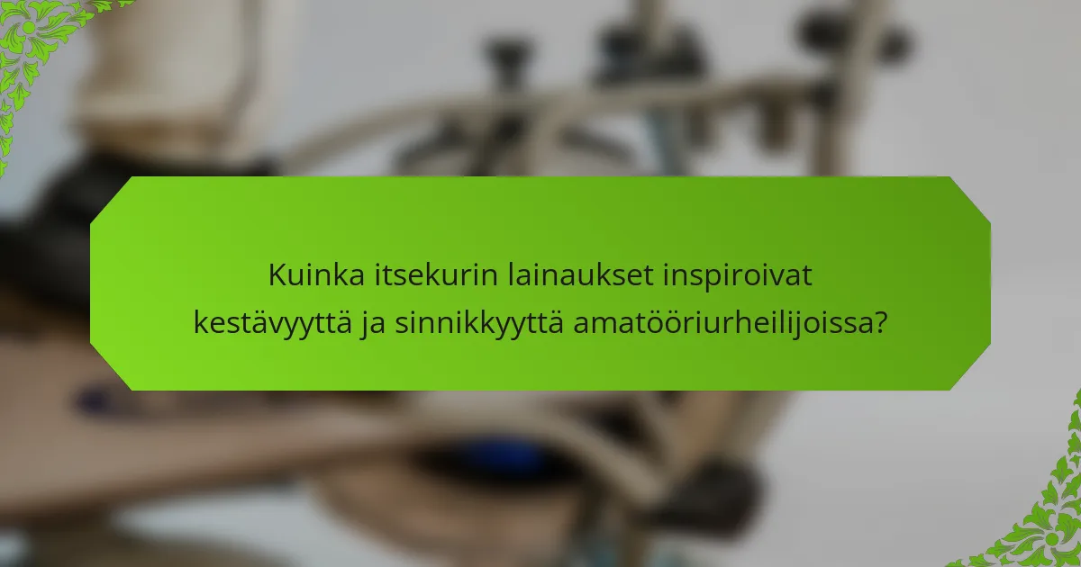 Kuinka itsekurin lainaukset inspiroivat kestävyyttä ja sinnikkyyttä amatööriurheilijoissa?