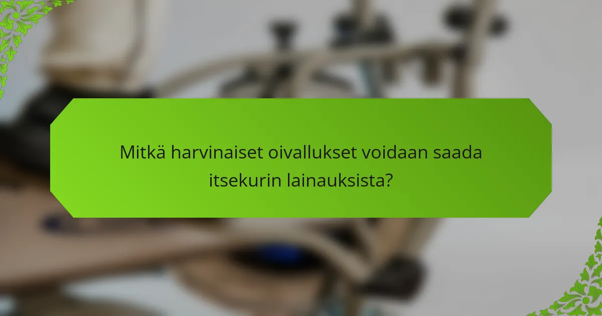 Mitkä harvinaiset oivallukset voidaan saada itsekurin lainauksista?